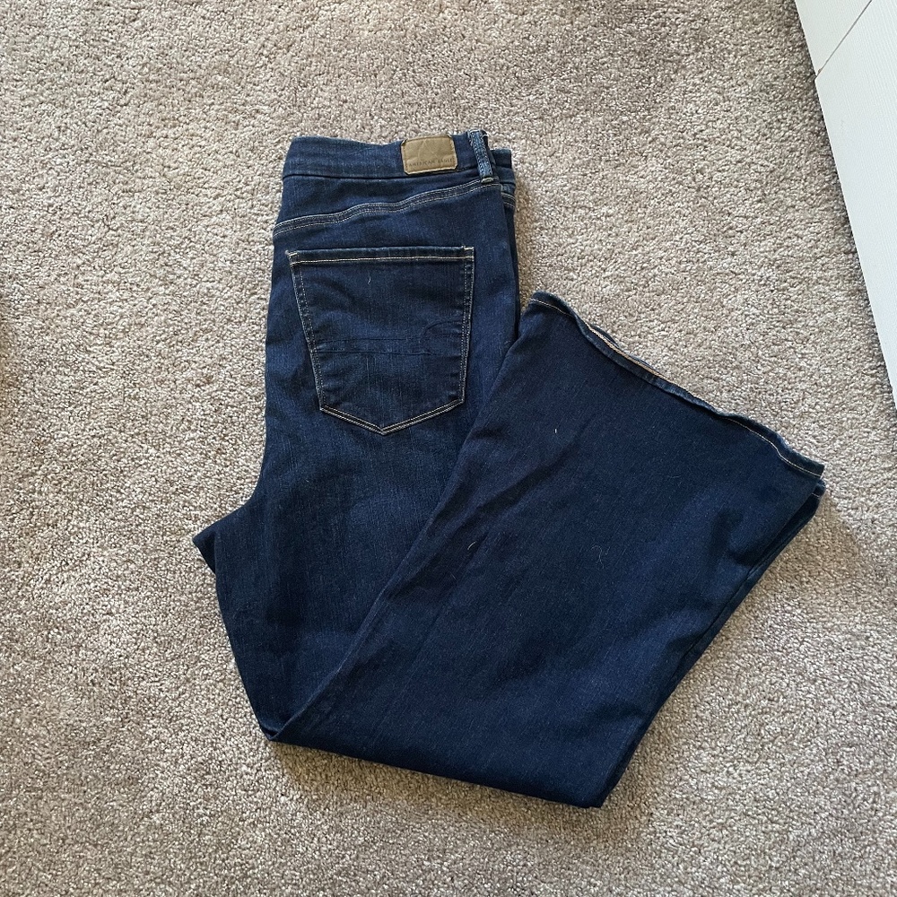 AE Next Level Stretch Curvy Highest Rise Flare 18S